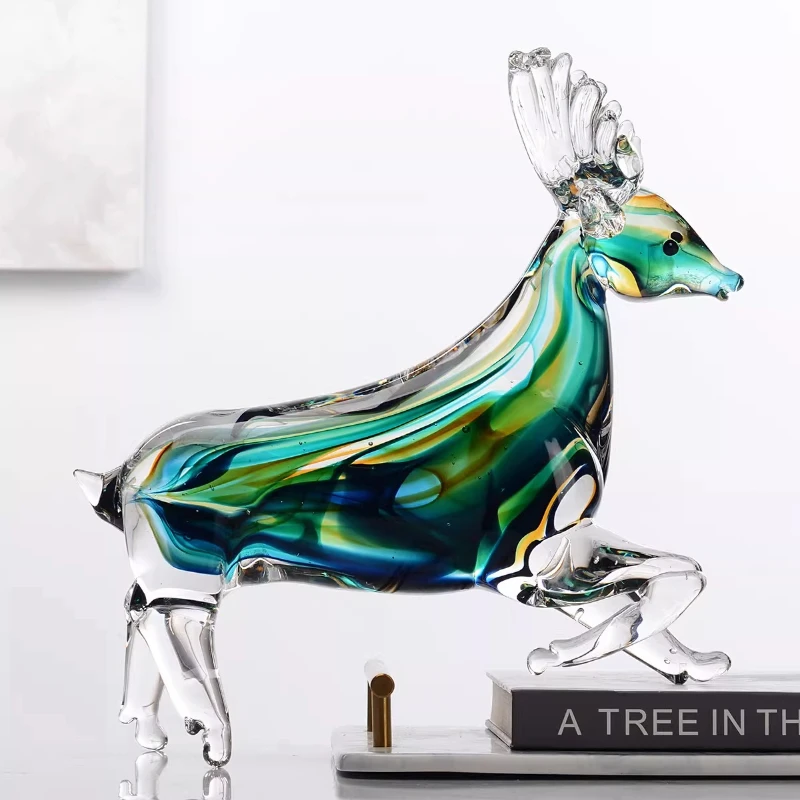Modern light luxury high-end sense, high-end glazed ornaments