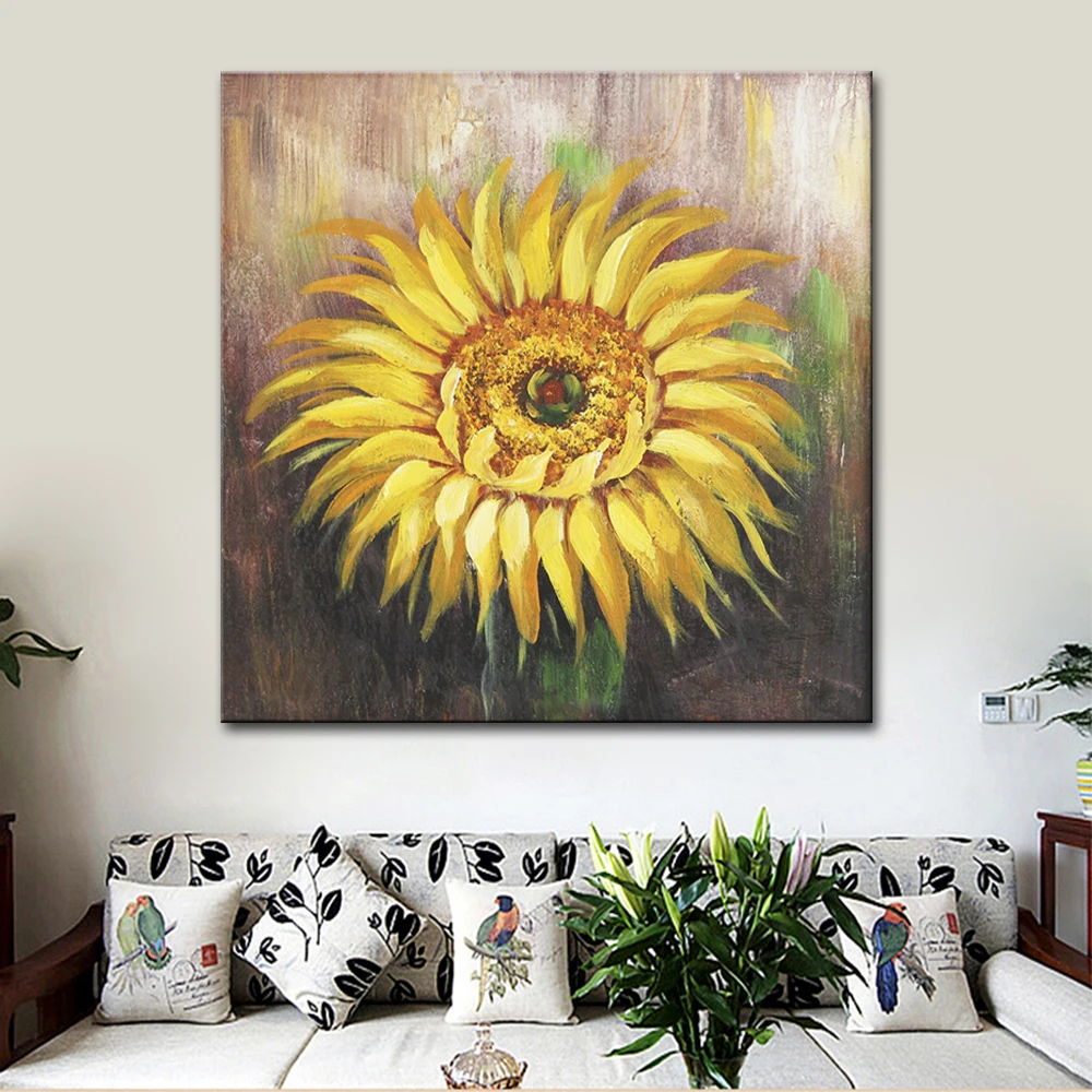 

Arthyx, картины маслом с ручной росписью цветов на холсте, современный абстрактный большой постер, настенная картина для украшения дома в гостиной