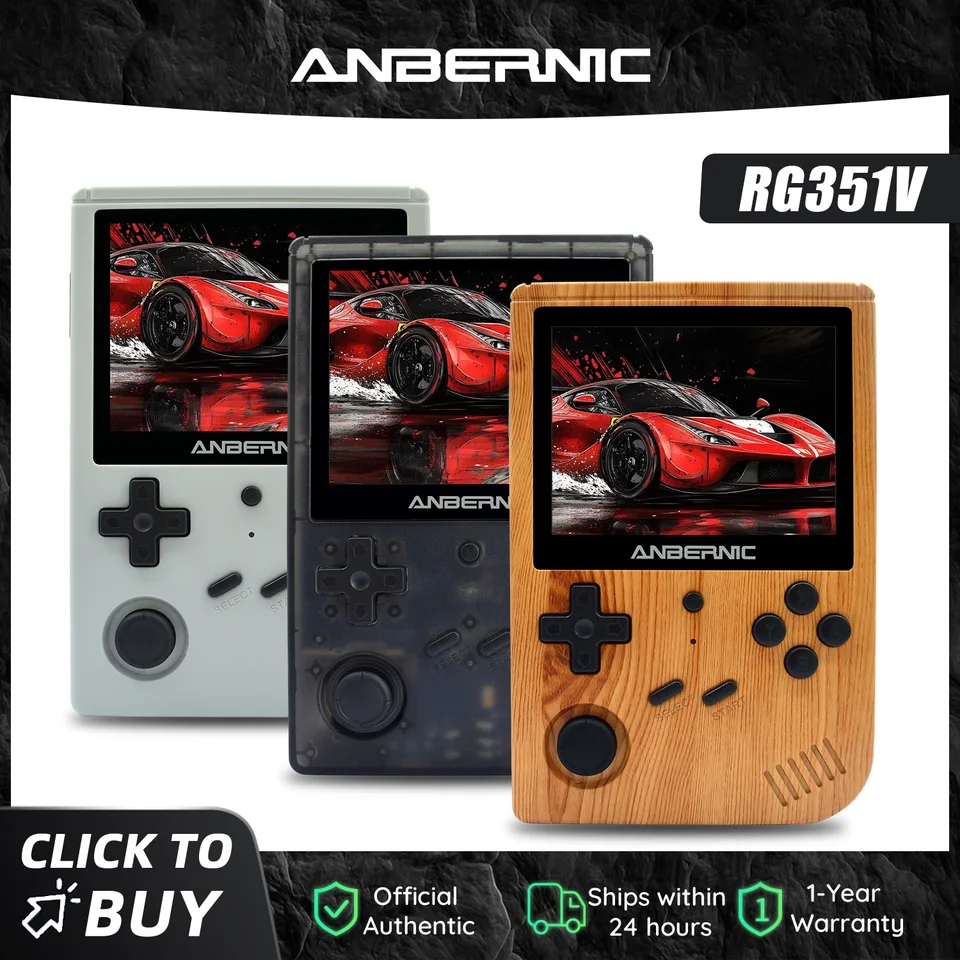 Anbernic RG351V Retro Handheld Game Console 3.5 Inch 16GB