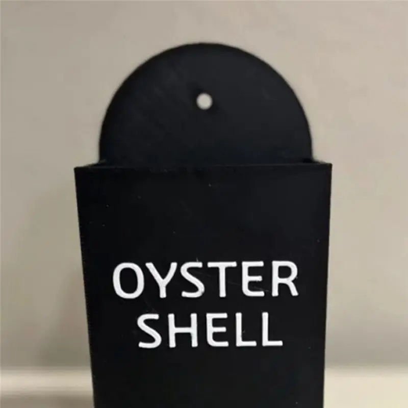A84E-Chicken Oyster Shell Feeder And Grit Feeder Plastic Chicken Feeder Chicken Coop Accessories Automatic Chicken Feeder