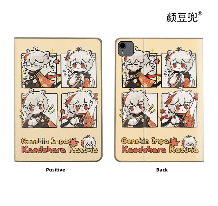 Kaedehara Anime Genshin Impact Custodia per iPad Air 4 5 10.9 Mini 5 6 per 2022 12.9 Custodia in silicone di lusso per iPad Air 4 5 10.9 pollici