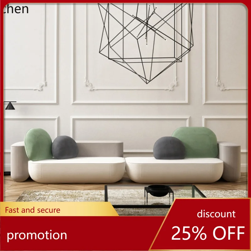 

CZ creative sofa color matching hotel fashion exhibition hall module beauty salon combination lounge area sofa