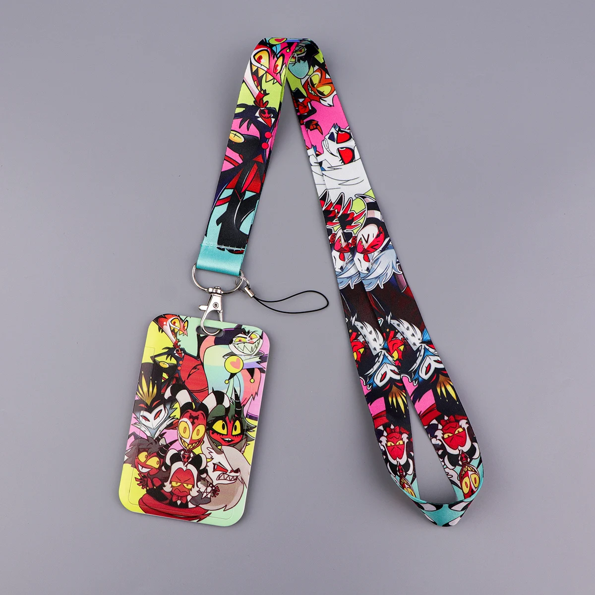 

LX1345 Cartoon TV Series Demon Lanyard For Keys ID Credit Card Cover Badge Holder Phone Charm Key Lanyard Keychain Accessories