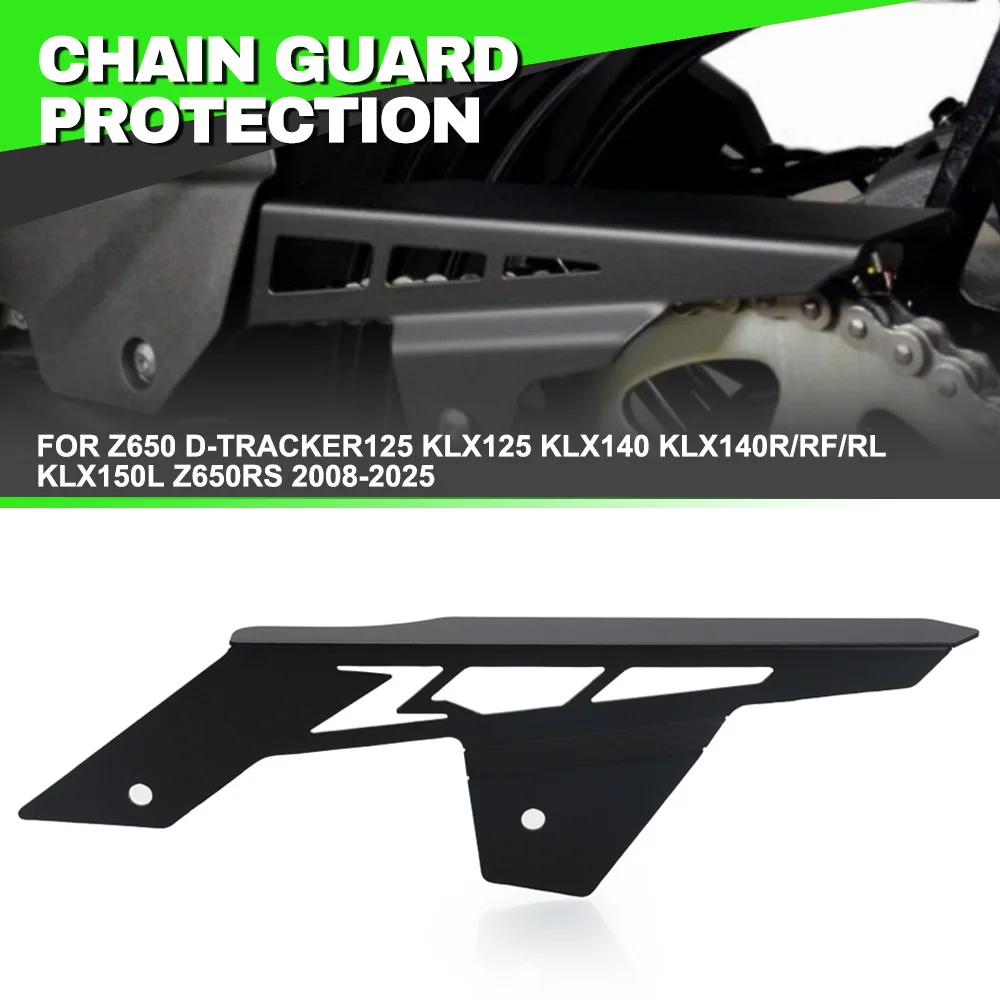 

Rear Chain Guard Cover Protector For Kawasaki Z650 D-TRACKER125 KLX125 KLX140 KLX140R/RF/RL KLX150L Z650RS 2008-2025 Motorcycle