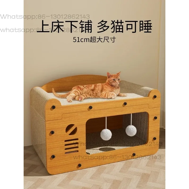 Grab board, cat bed, built-in anti wear and anti scratch cat