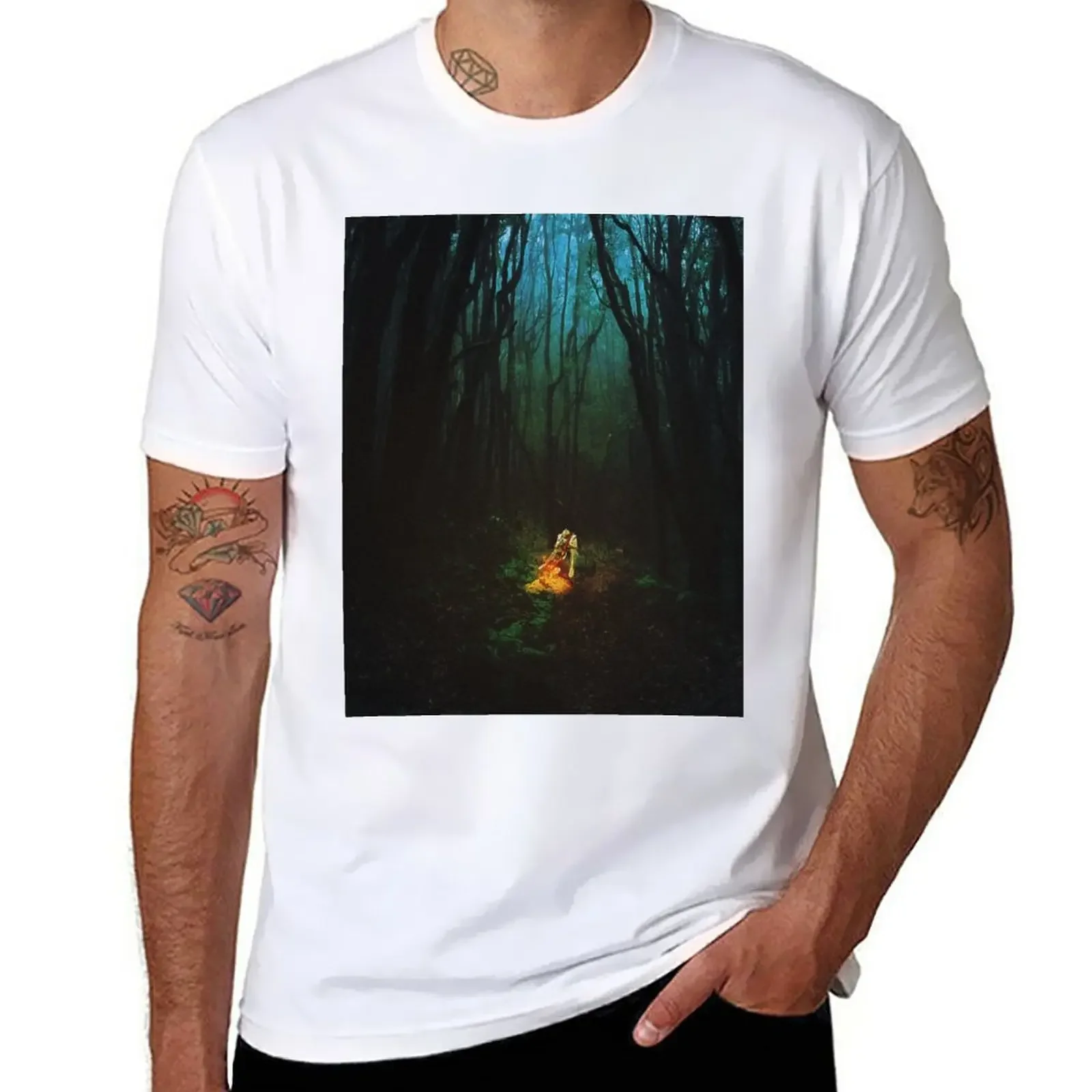 

Cursed T-Shirt animal prinfor boys korean fashion sweat shirts, men