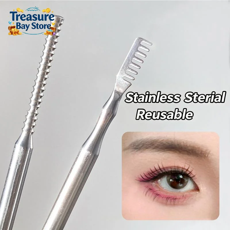 แท่งทำความสะอาดขนตาสแตนเลส ที่ - Eyelash Extension Cleaning บทวิจารณ์และราคา
