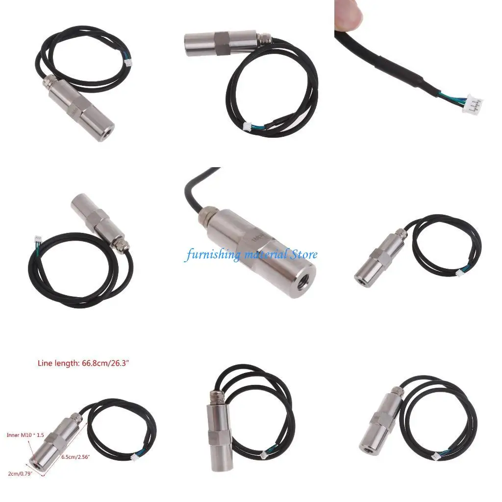 

Y5GD M10x1.5 Pressure Transducer Transmitter Sender Compatible for Water Gas Oil Industrial Environmental Monitoring