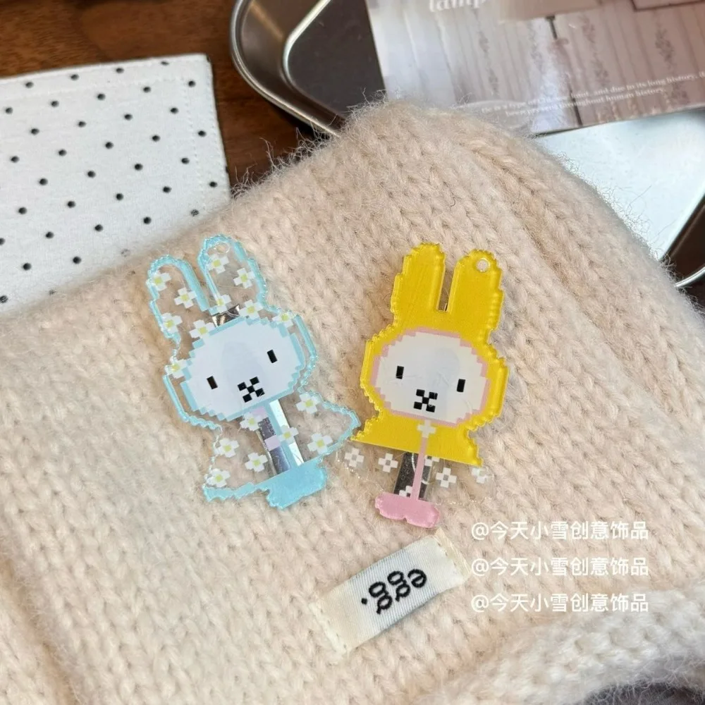

3pcs Cartoon Miffy Raincoat Rabbit Hair Clip Kawaii Cute Women Girl Bangs Side Clip Daily Wear Student Fashion Hair Accessory