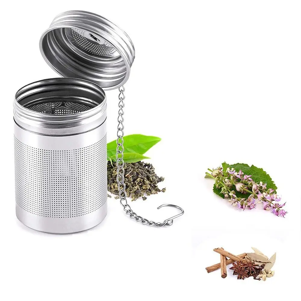 Seasonings Tea Spices Tea Ball Threaded Connection with Lid Extra Fine Mesh Cooking Infuser Tea Infuser Filter Tea Strainer