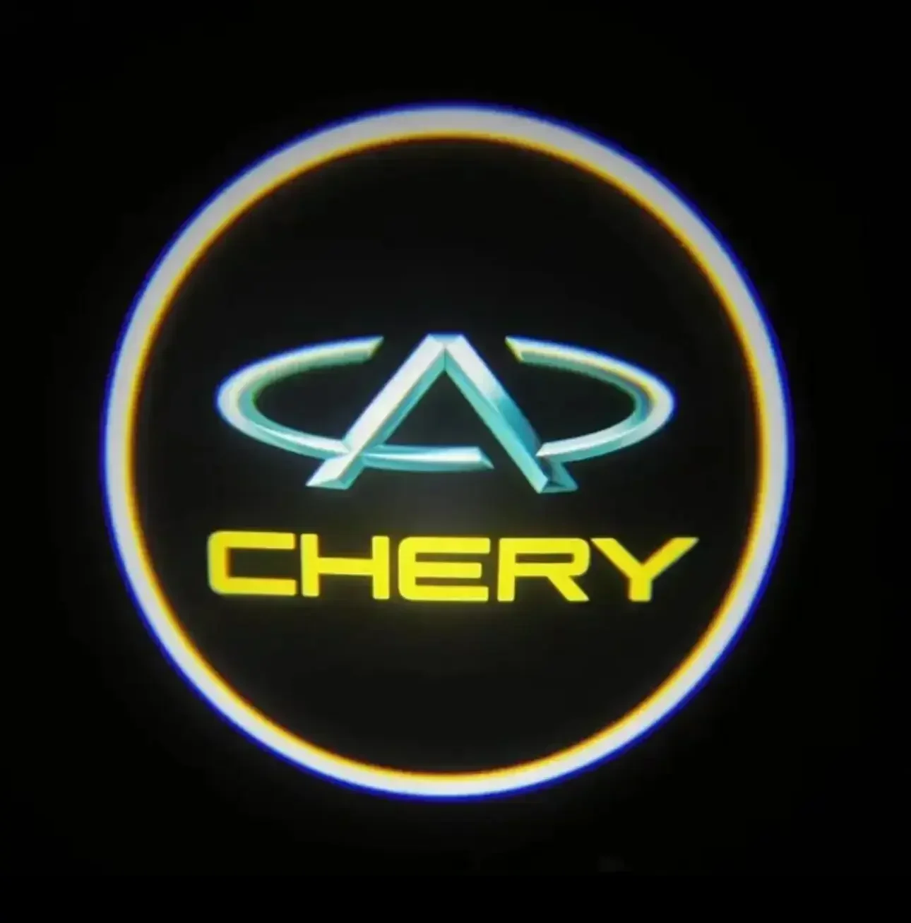 

For Chery Fulwin Fulwin Amulet QQ Tiggo 3 5 T11 A1 A3 A5 LED Car Door Emblem Light City Welcome Lamp Laser Projector car goods