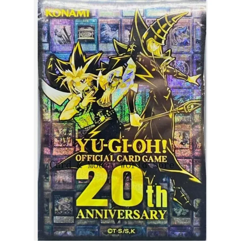 YuGiOh Konami 20th Anniversary Set Yugi & Dark Magician 100 Pcs Sleeve SEALED