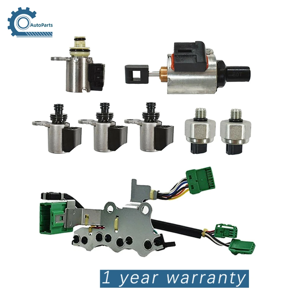 

JF011E RE0F10A F1CJA CVT Электромагнит коробки передач Kit с датчиком давления, шаговый двигатель для Nissan Altima Sentra Dodge