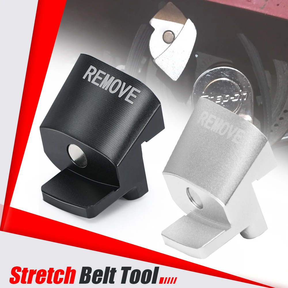 Stretch Belt Remover Installer Removal and Installation Slip-Joint Pliers Tools Cast Steel Stretch Belt Removal Car Repair Tool