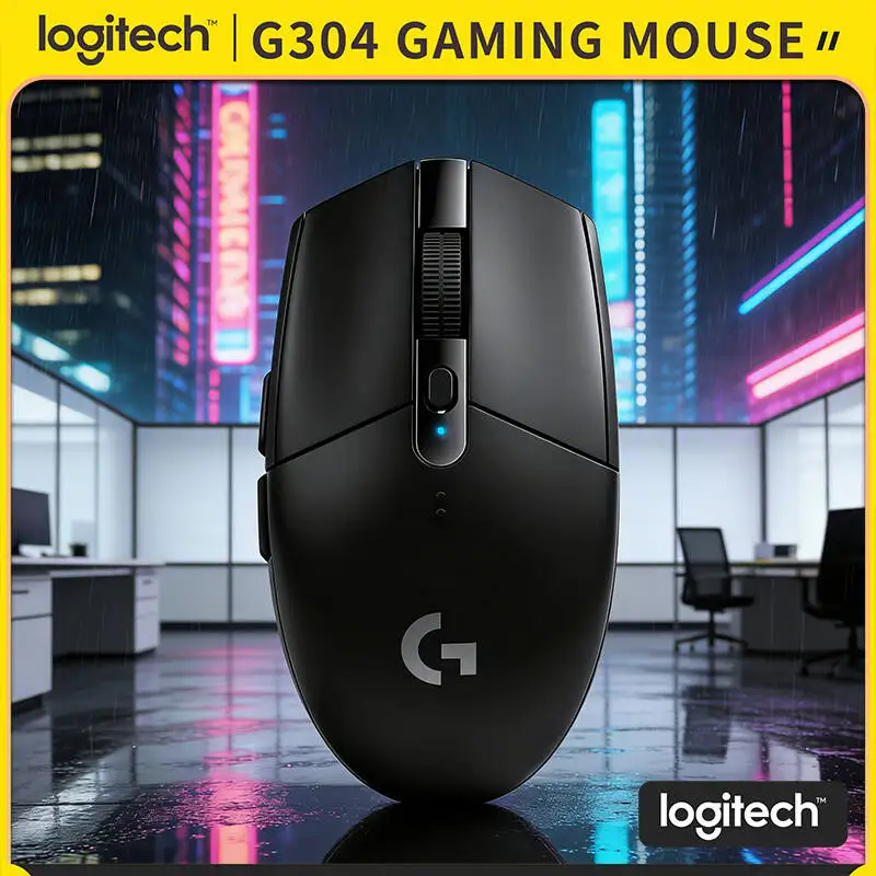 

Logitech G304 LIGHTSPEED Wireless Mouse 12000 DPI HERO Sensor 1ms Latency 250hr Battery User-Friendly Design Users