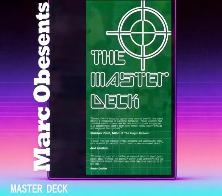 

Колода Master Deck от Марка Оберона - Магический трюк: мгновенное определение любой названной карты без использования памяти, без фокусов с картами, реквизит для иллюзий из ближнего плана