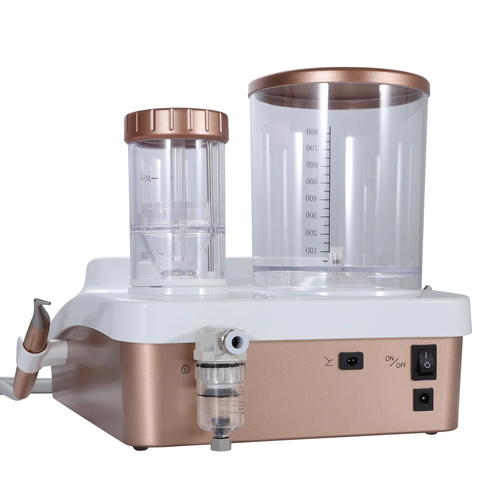 2 in 1 Dental Ultrasonic Scaler & Air Polisher Sandblasting Kit Periodontal Therapy Surgery Therapy System for Treatment fast