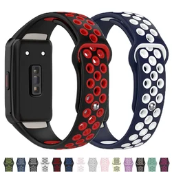 Silicone correa For Huawei Band 6 strap Smart watch accessories Replacement Breathable Sport bracelet Honor Band 6 pro Strap