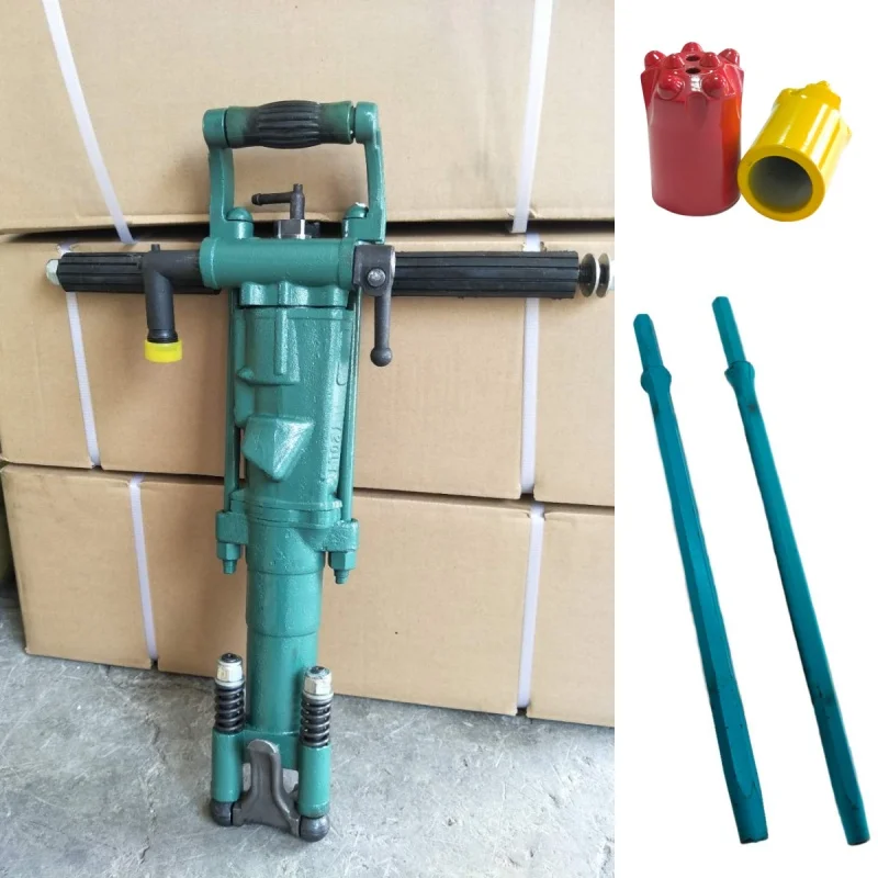 Hand Held Pneumatic Rock Drill High Impact Energy Demolition Pick Jack Hammer Y20LY Pneumatic Rock Drill view 2