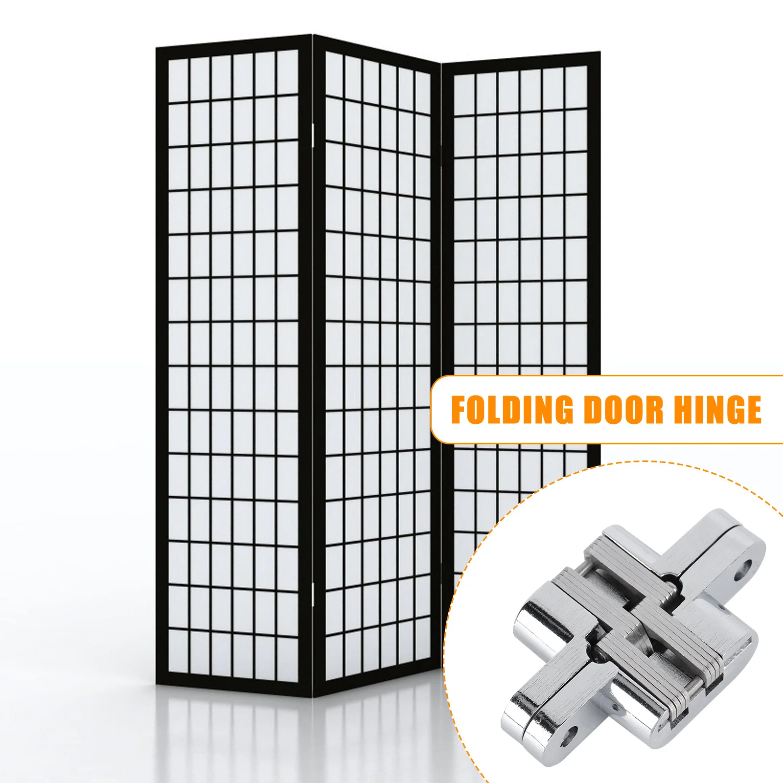 

Hidden Door Hinge Heavy Duty Folding Door Hinge for Folding Shutters Thickened Design Silent Operation Hinges Hardwares