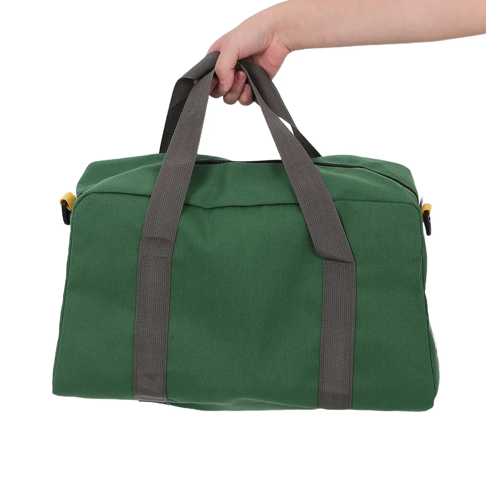 

Sturdy Canvas Tool Carrier Bag with Ergonomic Handle Large Capacity Tool Organizer Pouch for Outdoor Work Home Repairs Carpenter