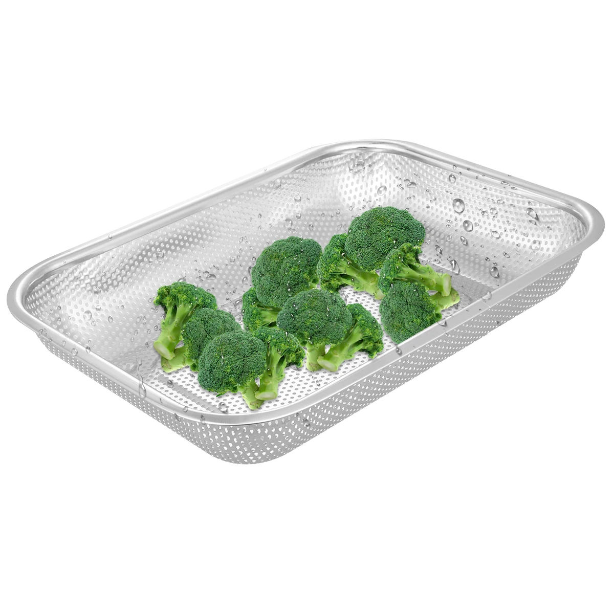 

Heavy Duty Stainless Steel Drain Basket Multi-Functional Vegetable Fruit Strainer Kitchen Sink Drainer Storage Tool