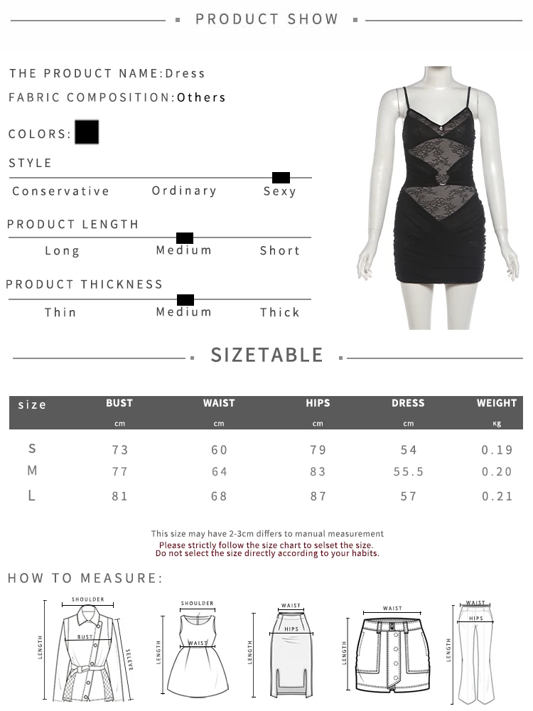 Weird Puss Hottie Partykleid Damen Sexy Jacquard Patchwork Hohlkreuz Raffung Tiefer Ausschnitt Ärmellos Mode Street Club Bodycon – Detail 1