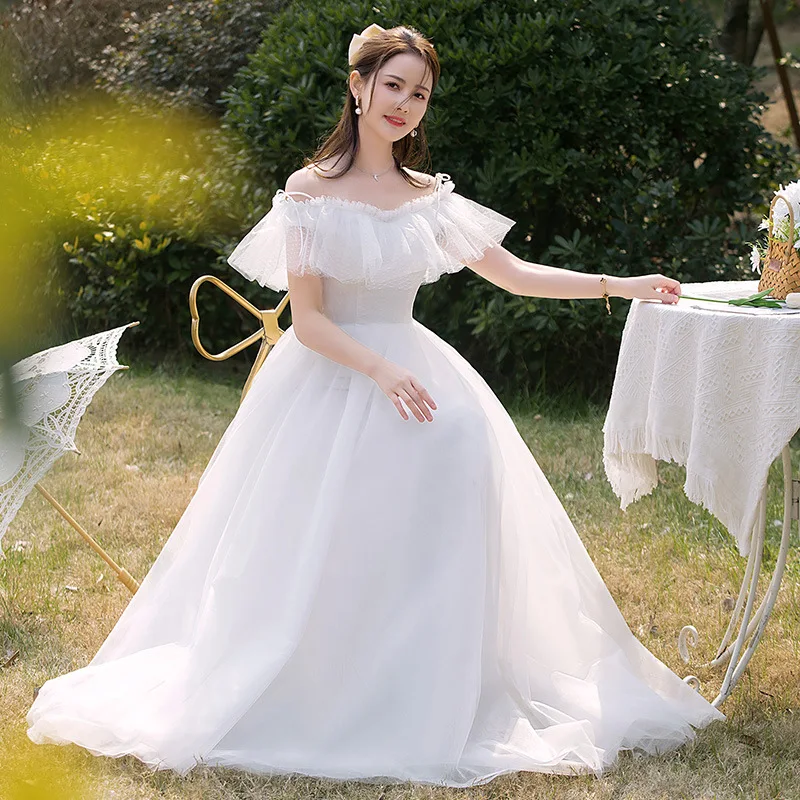 Customized Wedding Dresses Bride Ball Gowns Plus Size Simple Princess Wedding Dress Vestidos De Novia
