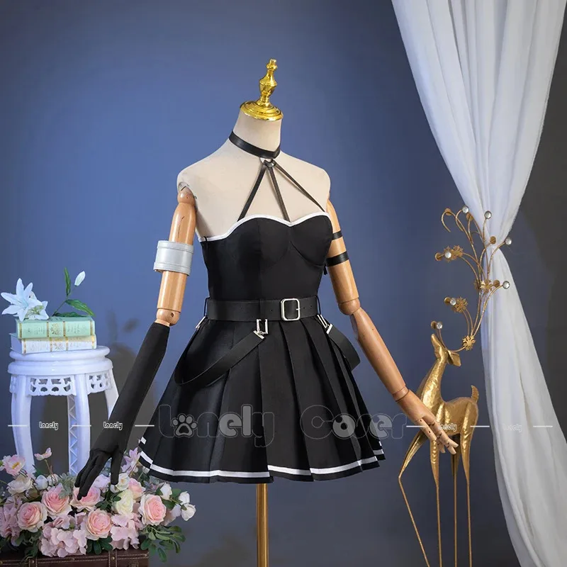 

New 2025 Frieren Beyond Journey's End Ubel Cosplay Costume Anime Dress Unbel Uniform Gloves Stockings First-class Mage Hallo❤❤dd