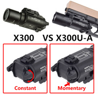 SureFire X300 ULTRA Tactical Weapons Light X300U-A X300V XH35 Pistol Gun LED Light Fit 20mm Rail Airsoft Hunting Flashlight