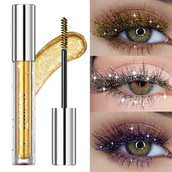 3 Colors Glitter Mascara Quick Dry Long Lasting Waterproof Curling Thick Shiny Eyelash Fashional Sexy Diamond Mascara for Makeup