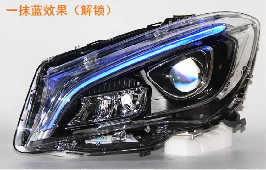 2pcs Car Styling for Mercedes Benz CLA200 Headlight car accessories CLA200 head lamp 2014~2018 LED Fog for CLA200 Fog lamp - view 5