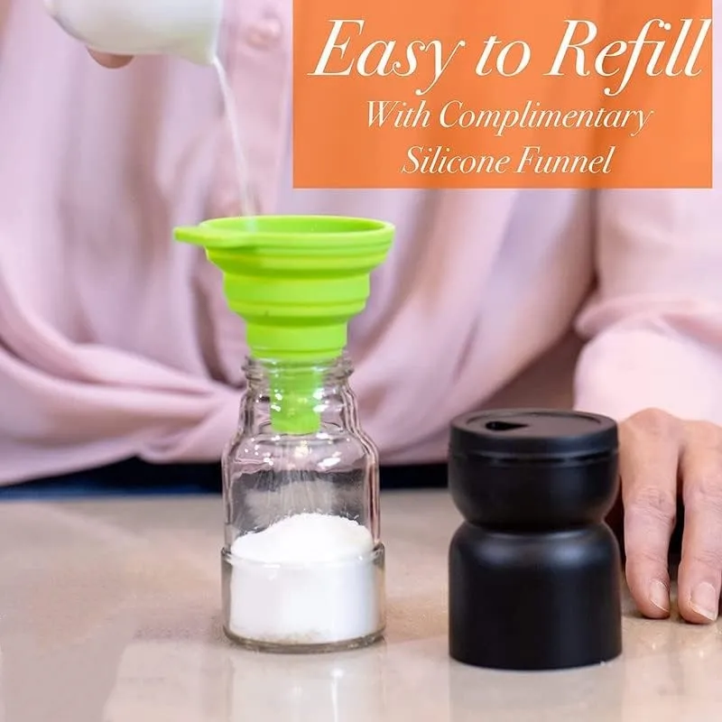 Glass Salt Pepper Set 3