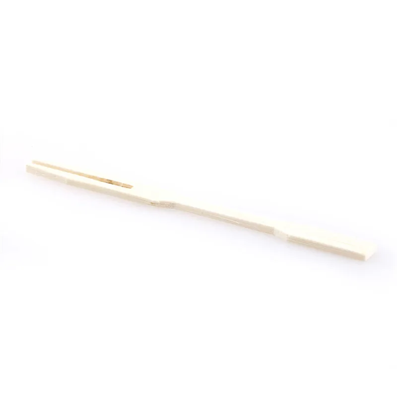 

C 80Pcs new Bamboo Disposable Wooden Fruit Fork Dessert Forks Tableware Party Decor