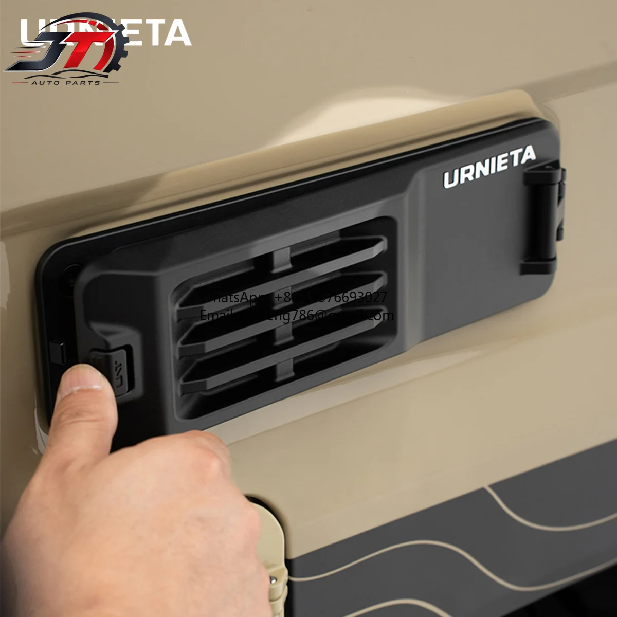 New style URNITEA Multi-Function Car Side Outlet Panel, Power Socket & Air Pump Expansion Panel For Toyota Land Cruiser LC71/LC7