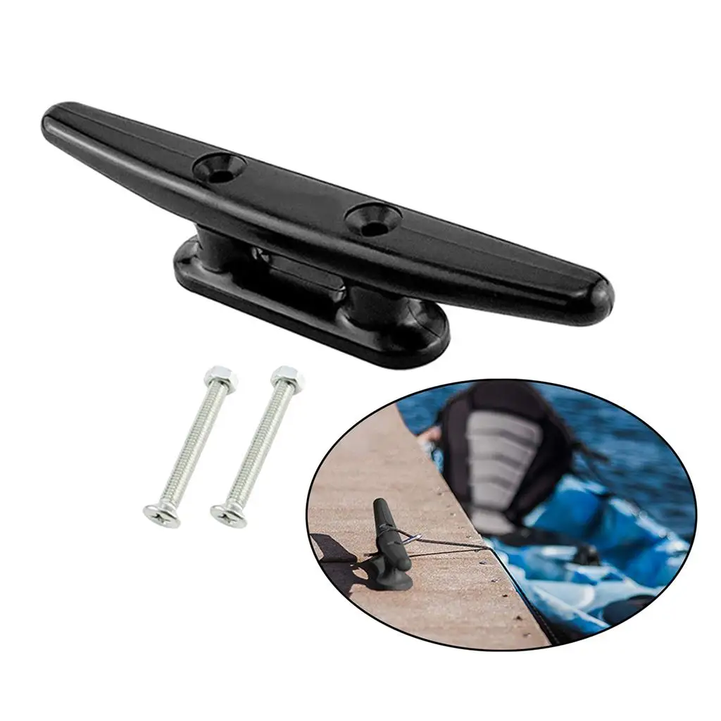 

Прочный нейлоновый крепежный зажим для лодки, черный, для крепления к причалу, для полужестких лодок, аксессуары для каяков