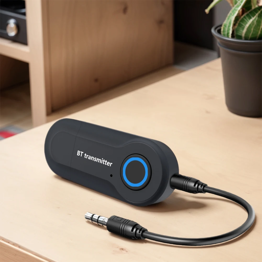 Беспроводной аудиоадаптер Bluetooth-совместимый передатчик 4.2, компьютерный ТВ-передатчик, AUX USB, автомобильный BT-конвертер, автомобильные аксессуары