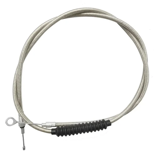 Imagen 2 del producto Cable de embrague de acero inoxidable trenzado para motocicleta Harley Sportster / Electra Tour Glide / Road King
