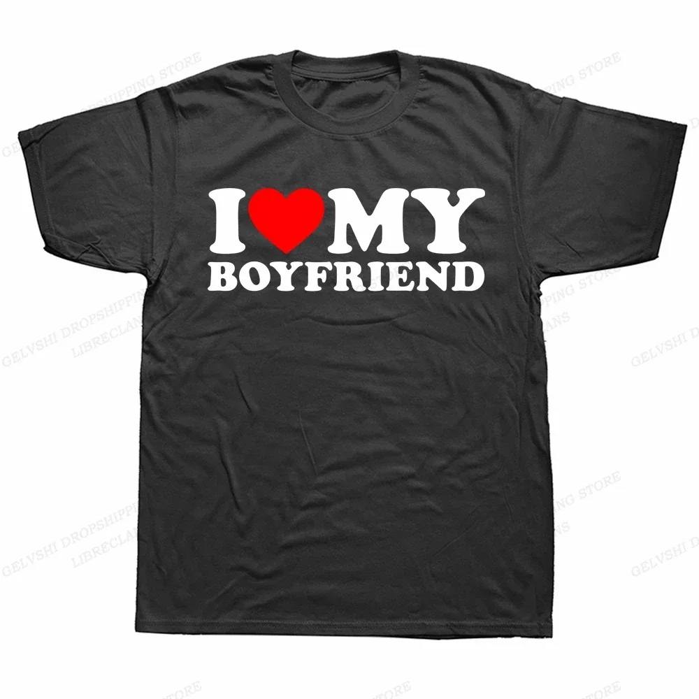 

Футболка Мужская/Женская хлопковая с надписью «I Love My Boy»