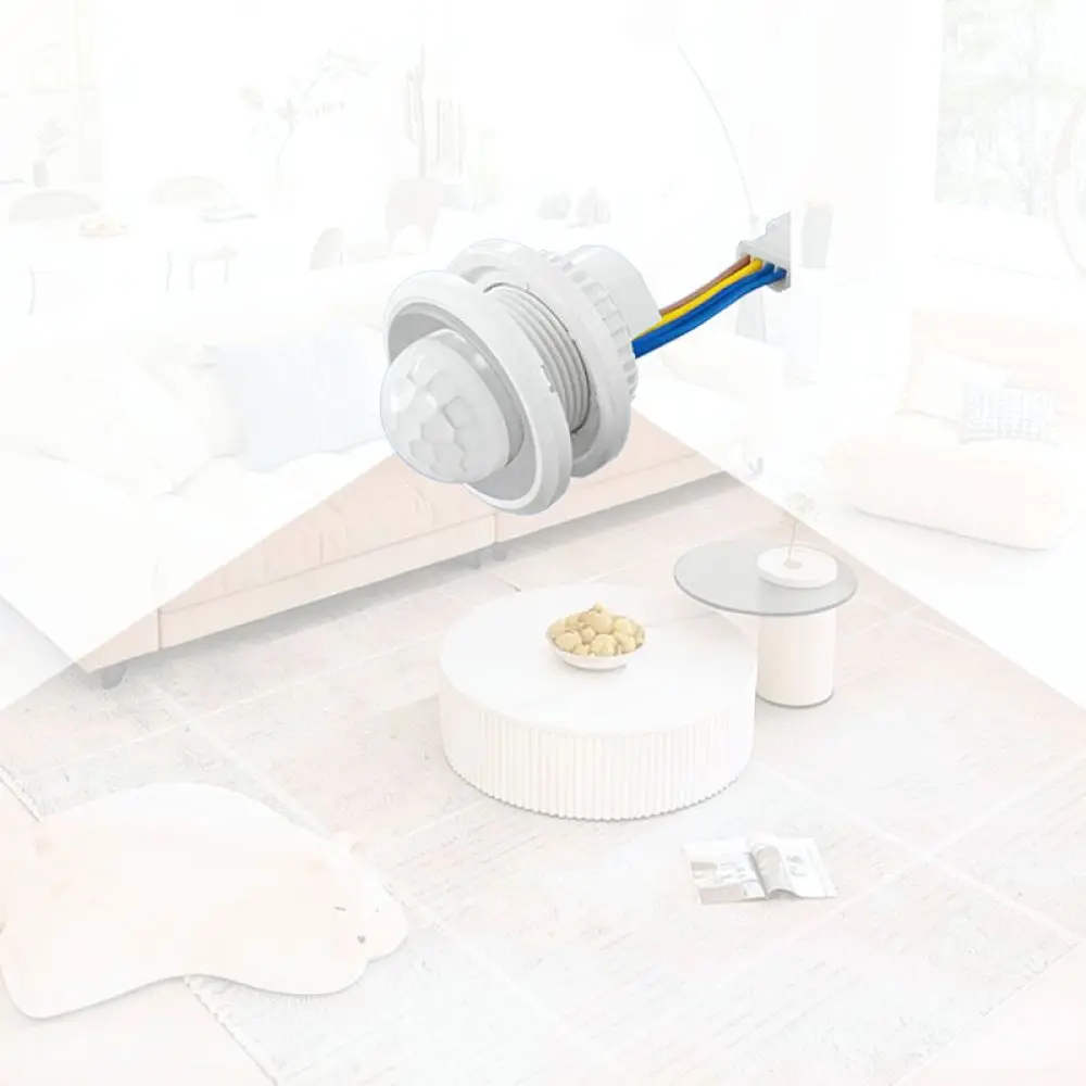 Infrared Motion Sensor Switch Ceiling Embedded Automatic Lighting Detector For Home Indoor Staircase Smart Energy Saving