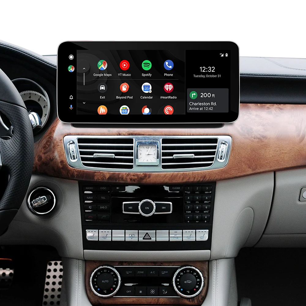 Für Mercedes CLS C218 X218 Upgrade 10,25 Zoll Android Bildschirm Kabelloses Android Auto Apple CarPlay Google Maps Fahrzeug 4G Plug-and-Play – Detail 13