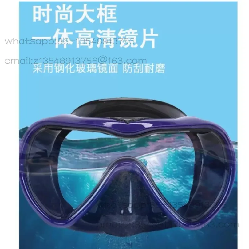 

Профессиональный комплект для снорклинга из двух частей: силиконовая трубка для дыхания с полной сухой системой, маска с широким обзором и очки для дайвинга.