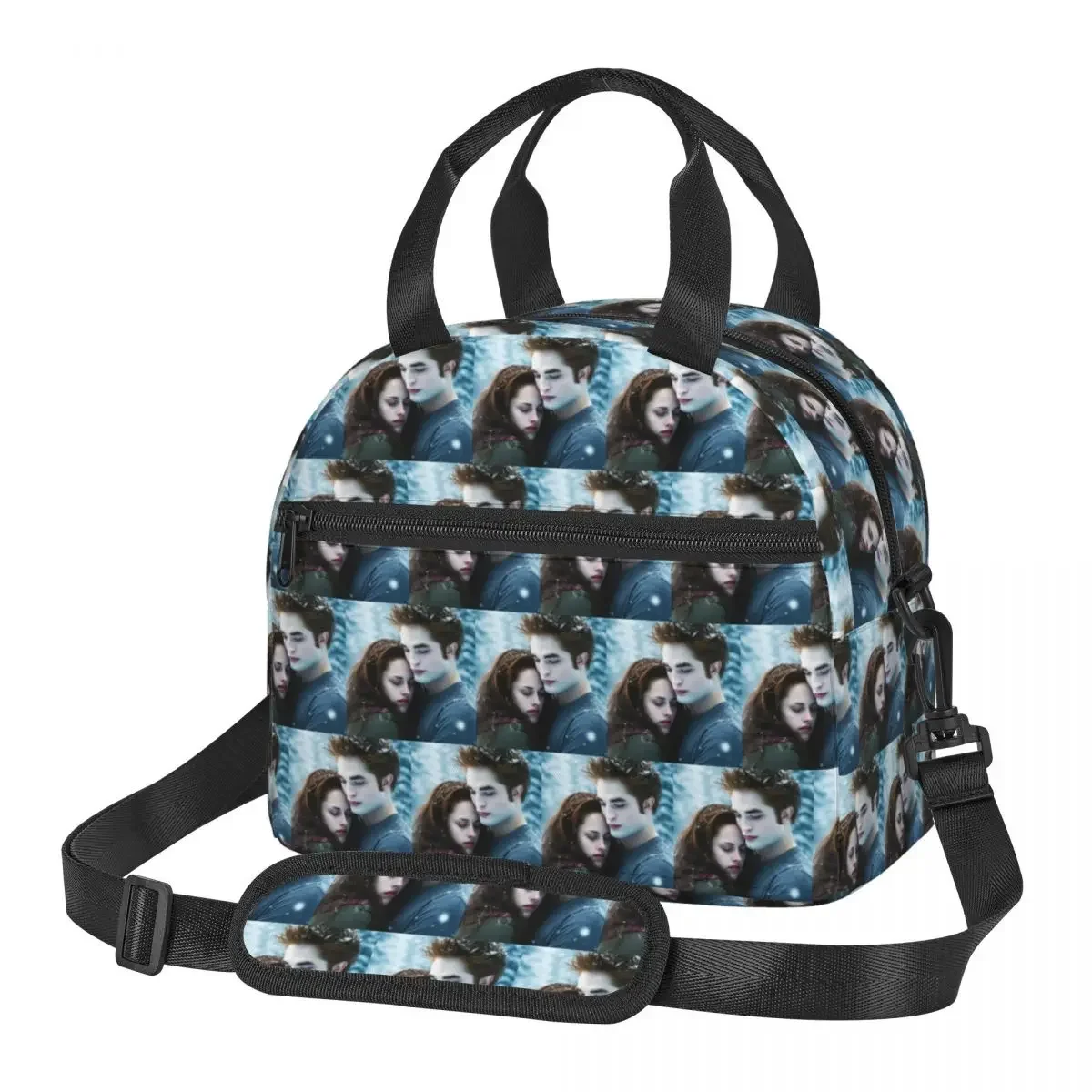 The Twilight Saga Edward Cullen Insulated Lunch Bag for Women Children Portable Food Boxes Thermal Lunch Box Tote