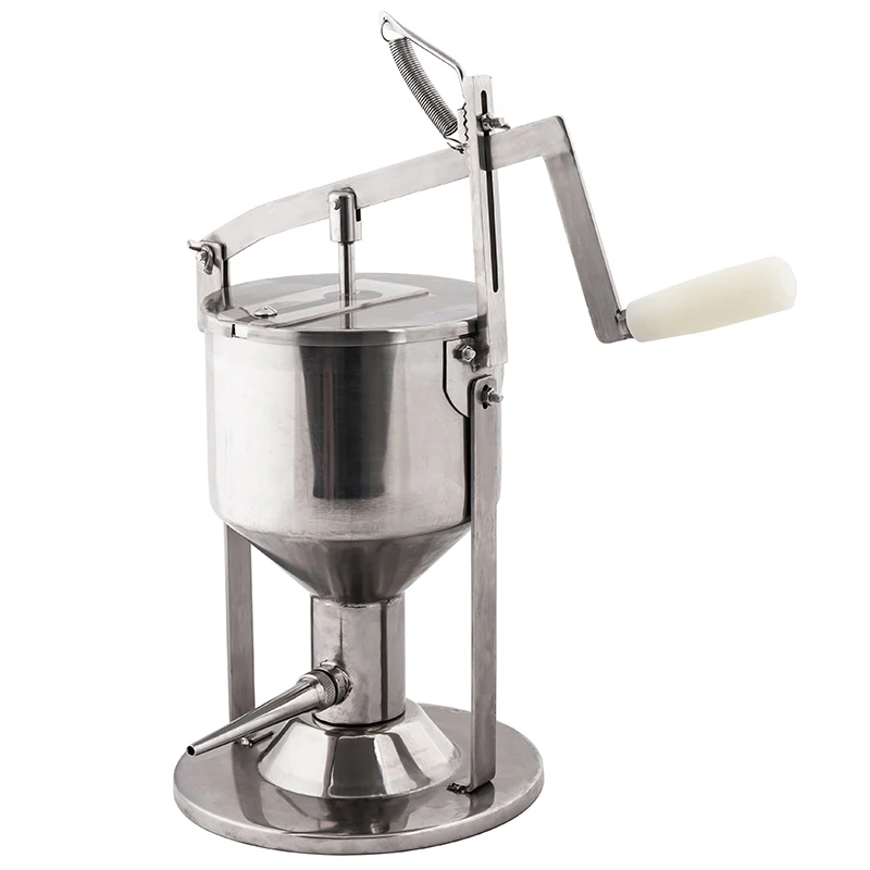 4L/5L/6L Churros Filler Milk Cream Puff Stuffer Chocolate Jam Bread Cake Filler Hand Press Cheese Filling Machine