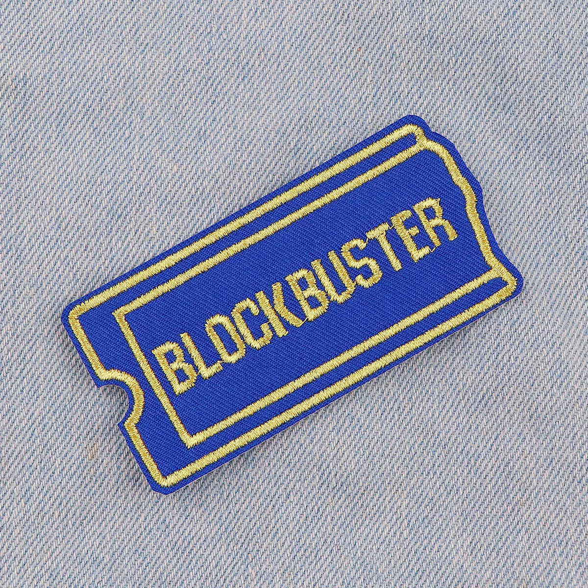 Blockbuster Cartoon Embroidery Patch Iron On Patches on Clothing Backpack Cute Patches for Jackets DIY Sew Patch Stickers