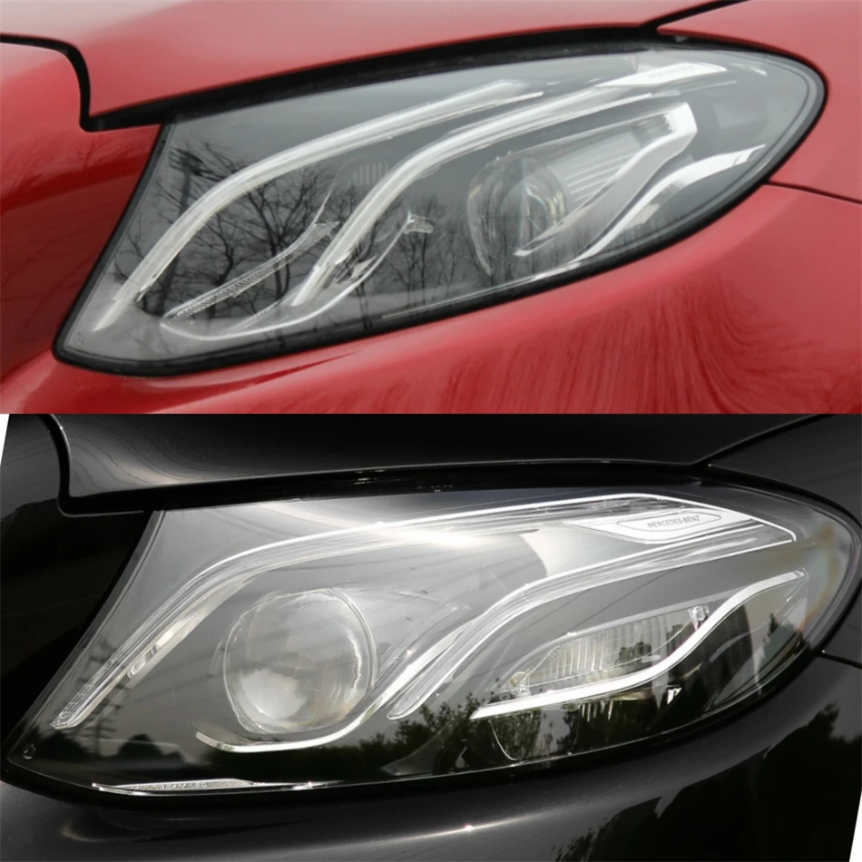For Mercedes Benz E Class W213 2016 2017 2018 2019 2020 E200L E300L E320L Articles Cars Base Head Lamp Shell Headlamp Base Glass view 2