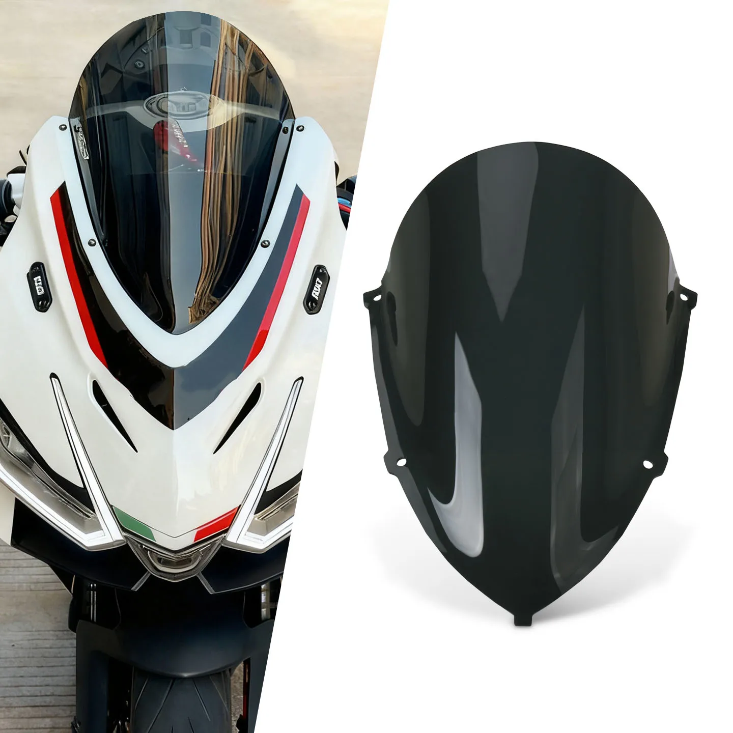 

Motorcycle Accessories Front Windscreen Windshield Fairing Deflector Fit For RS457 RS 457 2024 2025