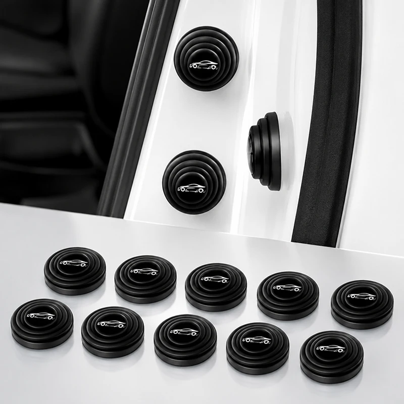 Universal Anti-Collision Door Sticker Auto Soundproof Shockproof Sealing Car Trunk Rubber Pad Door Edge Sticker