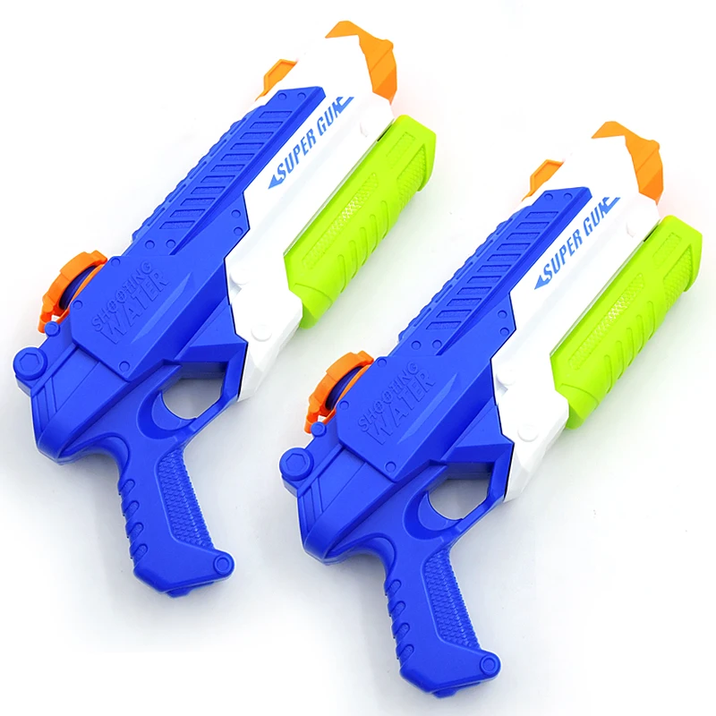 ปืนฉีดน้ำเด็กแบบดึงขึ้น รุ่นแรงดันสูง สำหรับเล่นกลางแจ้ง ปาร์ตี้ชายหาด สงครามน้ำ ของเล่นสร้างสรรค์ ของขวัญวันเกิดสำหรับเด็กผู้ชาย