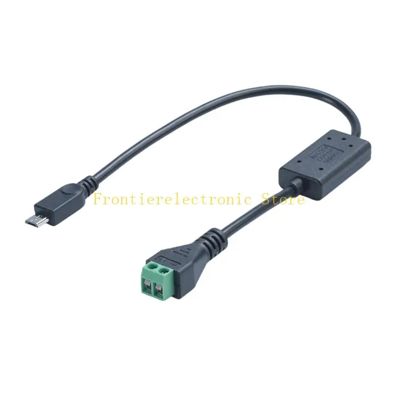 G8DB 30cm USB 5Pin Charging Cable With DC5V 24V Input For Laptop Fan LED Light Power